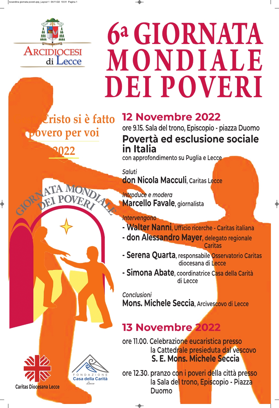 Sesta Giornata Mondiale Dei Poveri